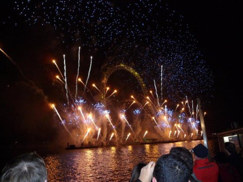 Fireworks on the Thames